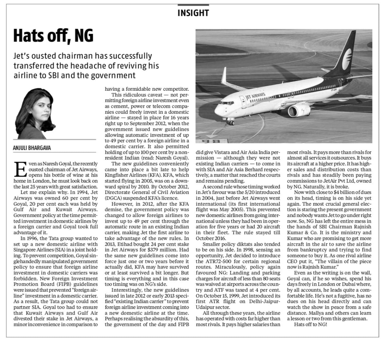 should i buy jet airways share